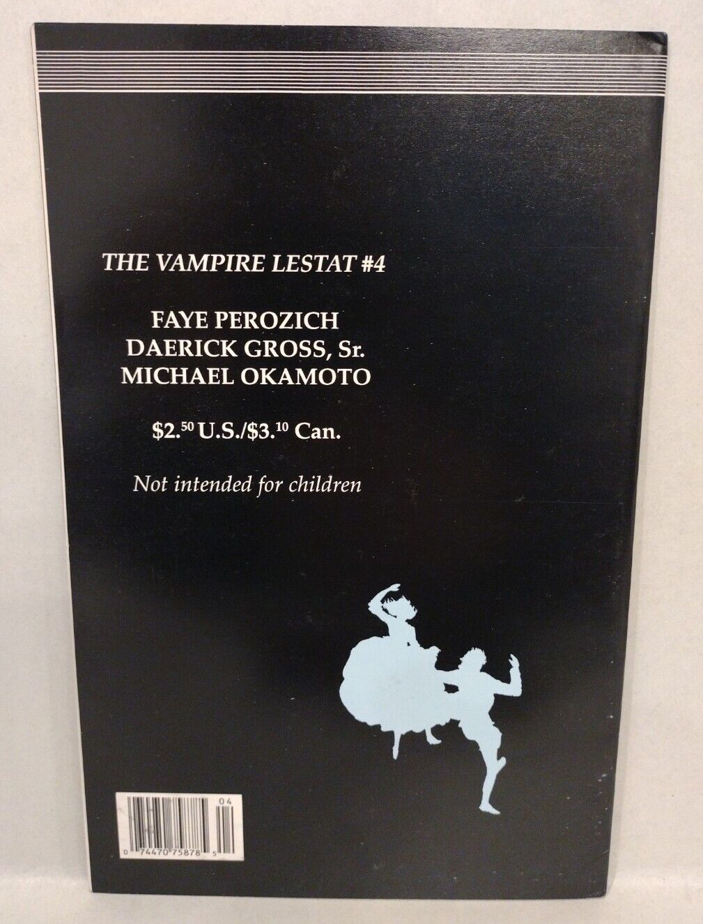 Anne Rice The Vampire Lestat (1991) Comic Lot #4 5 Innovation Okamoto Gross