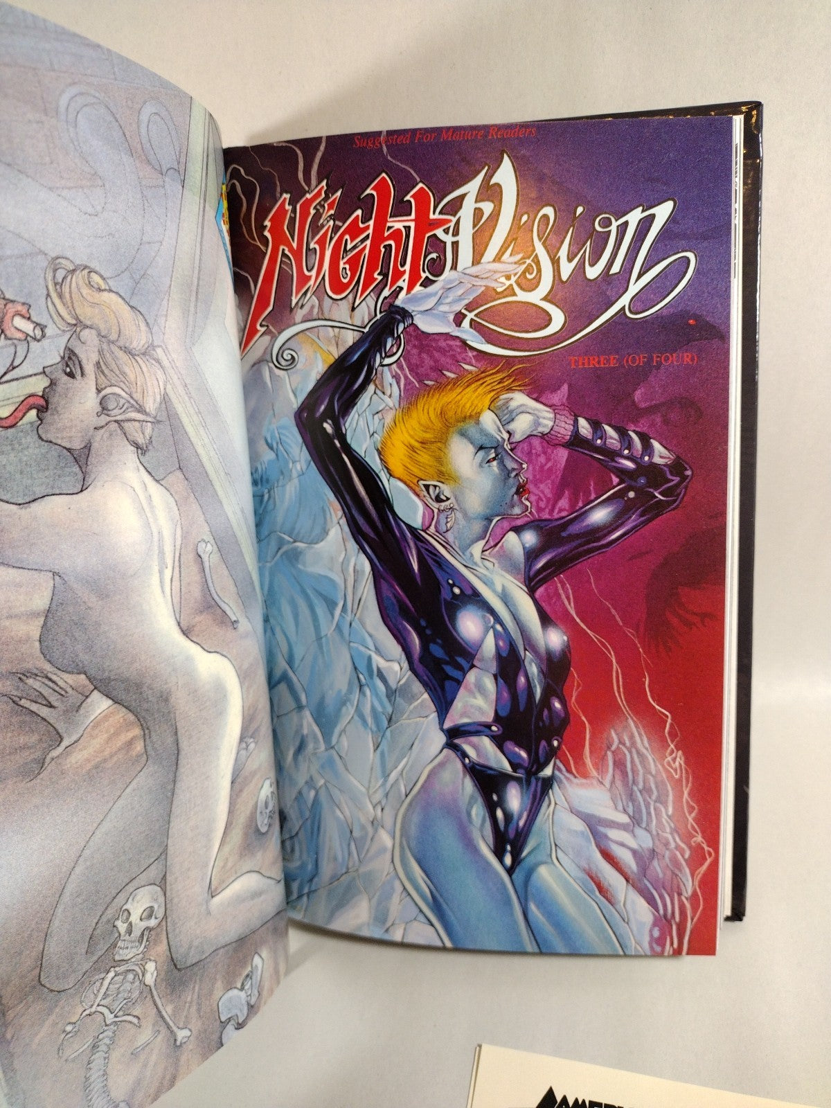Night Vision (1992) Complete Rebel Studios Custom Bound Comic Hardcover ARG
