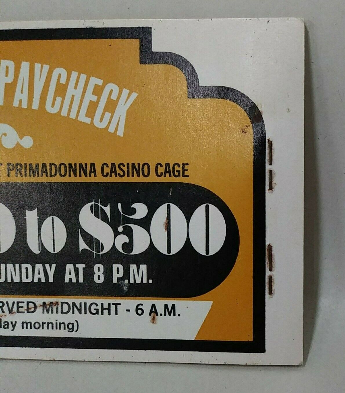 Vintage Del Webb's PRIMADONNA Casino Coupon Book Complete Reno Nevada