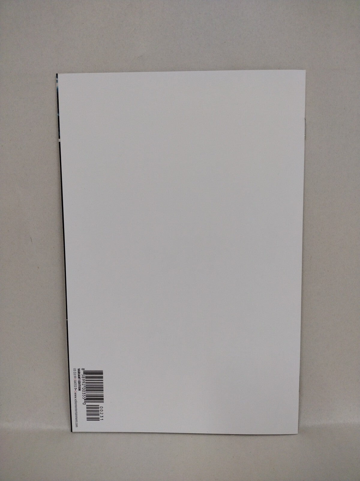 Shadowman #2 (2018) Valiant Comic Cover C Blank Variant Diggle Segovia NM