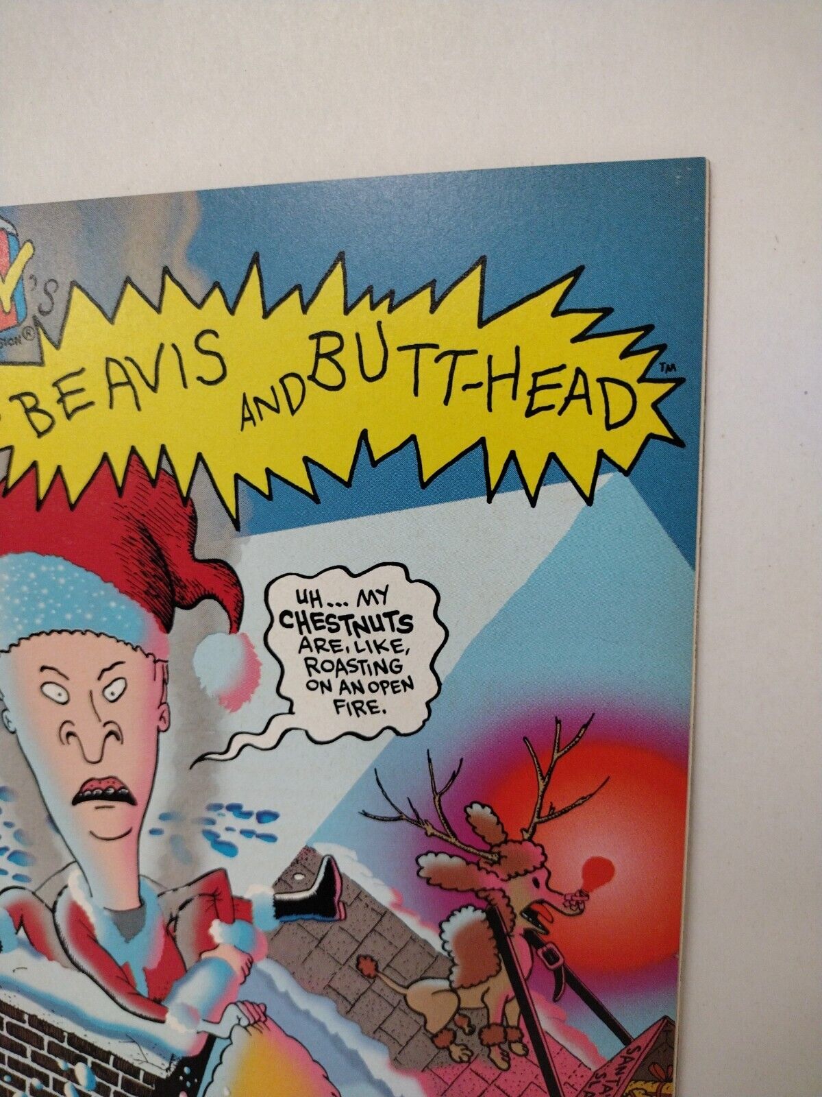 Beavis And Butt-Head #12 (1995) Marvel MTV Comic Christmas Issue