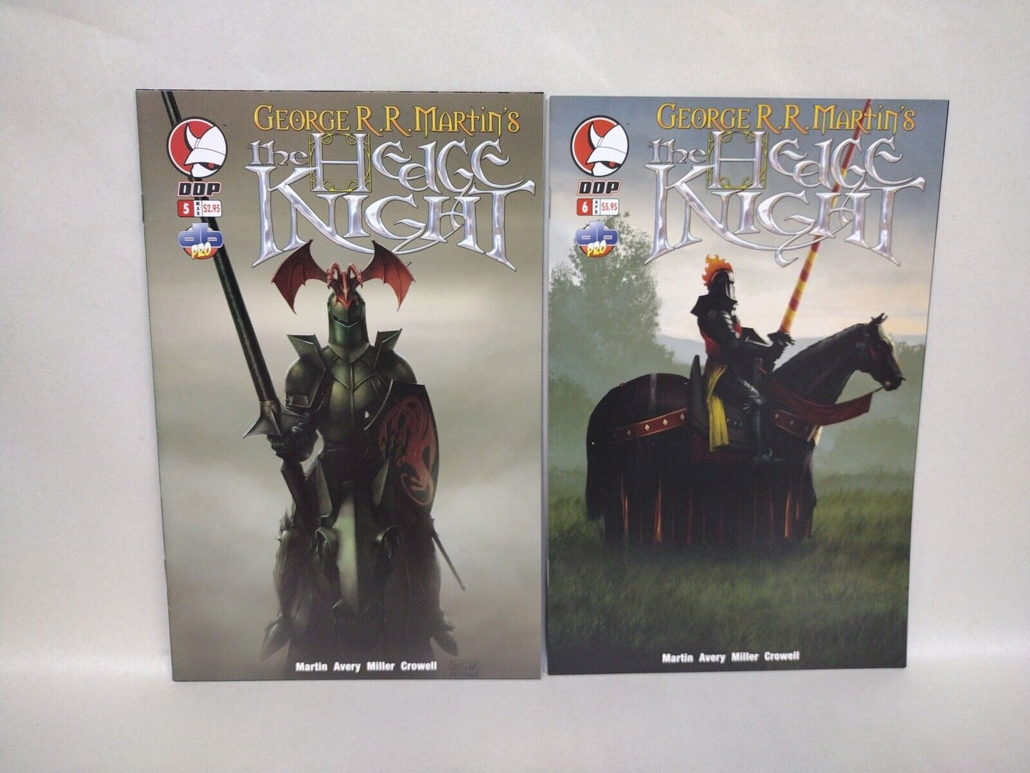 Hedge Knight George RR Martin (2003) Complete Comic Set #1-6 + Sworn Sword #1-6