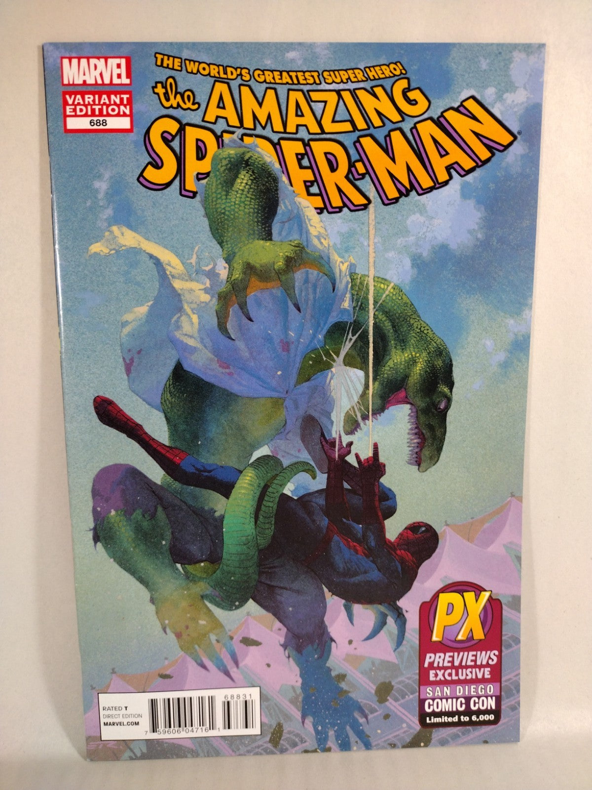 Amazing Spider-Man #688 (2012) Marvel Comic PX SDCC Ribic Variant Cover VF-NM