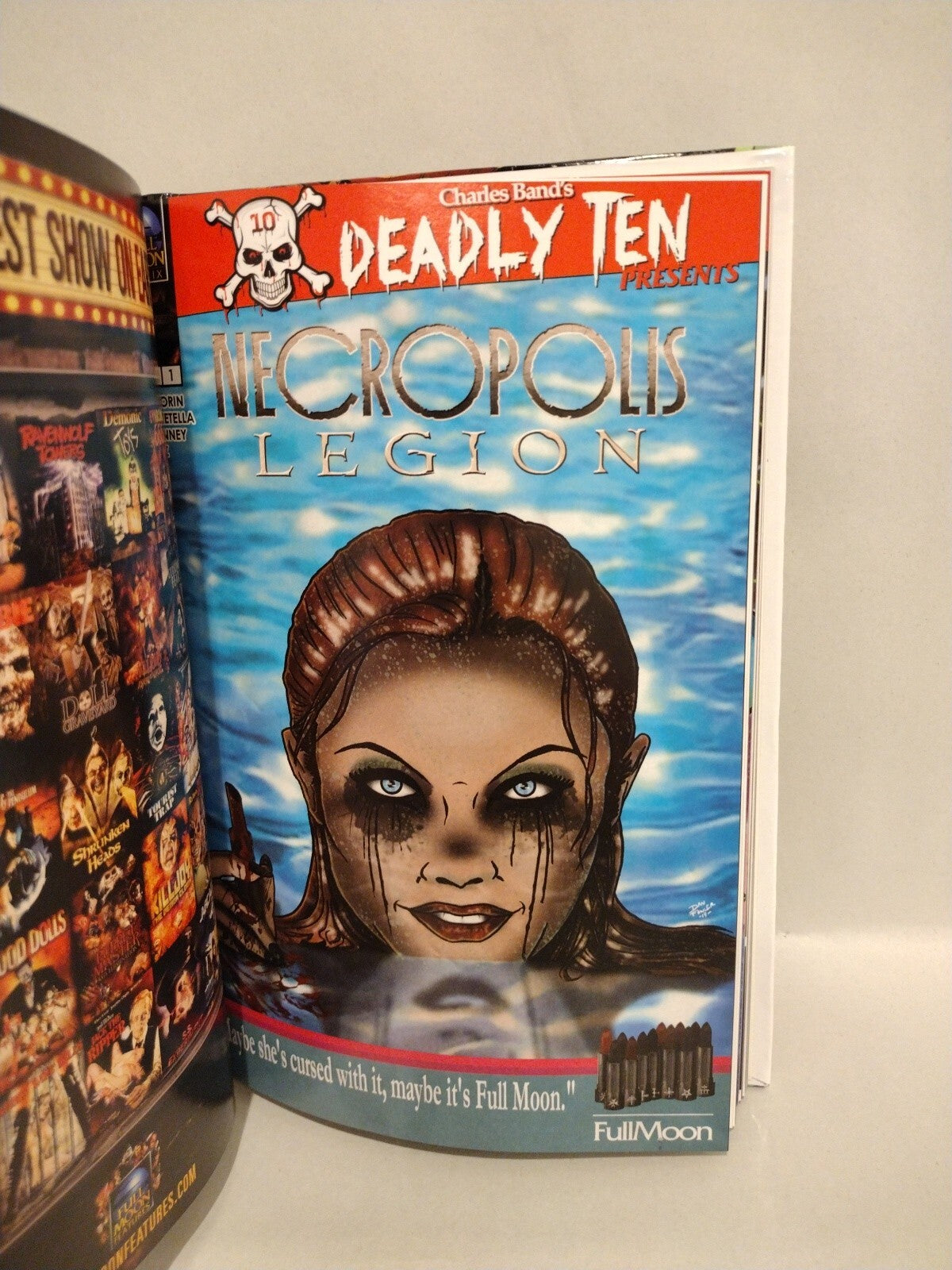 Full Moon Comix Library Edition Custom Bound Comic Hardcover ARG 166 Deadly Ten