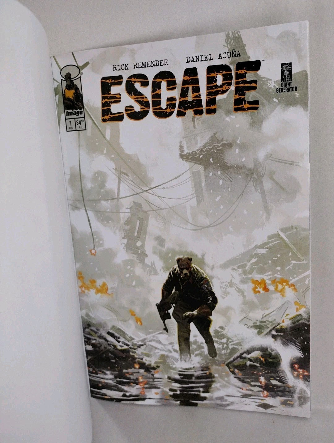 Escape 1 (2025) Image Comic Sketch Cover Variant W Original Dave Castr Billy Art