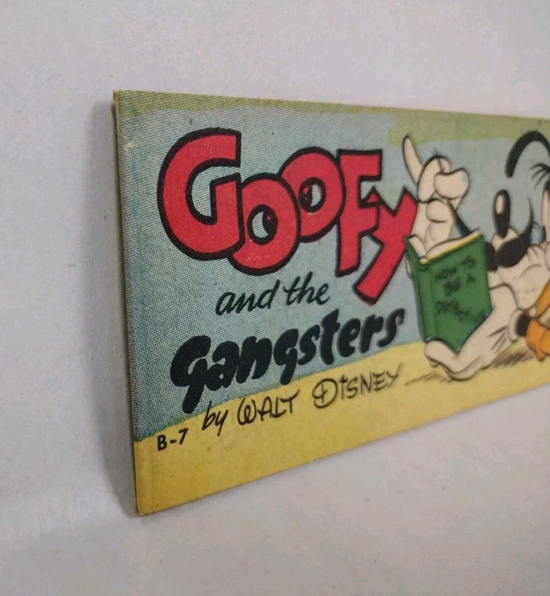 Goofy And The Gangsters #B-7 (1950) Disney General Mills Mini Comic
