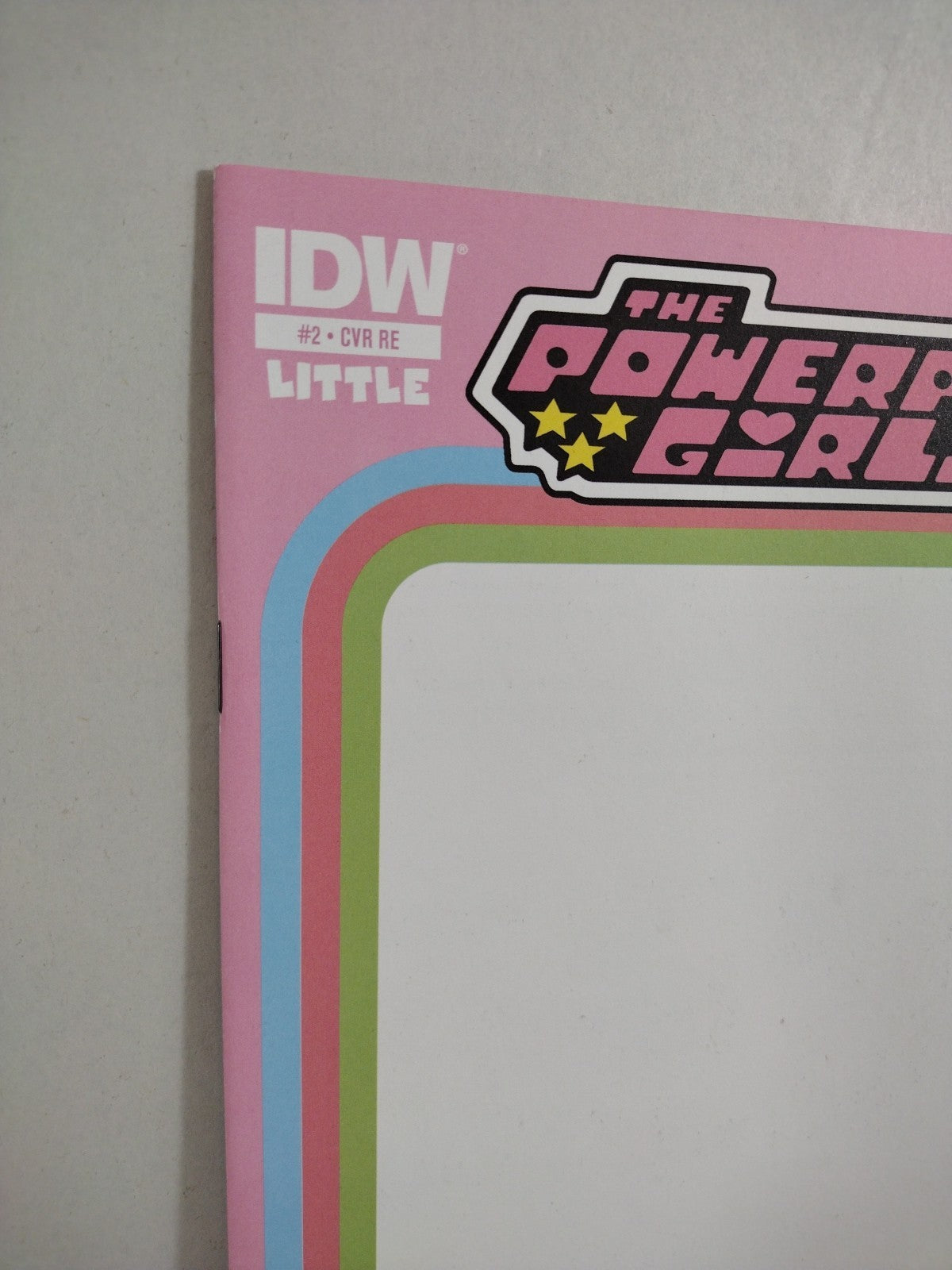 Powerpuff Girls #2 (2013) IDW Comic Blank Sketch Cover Variant VF-NM