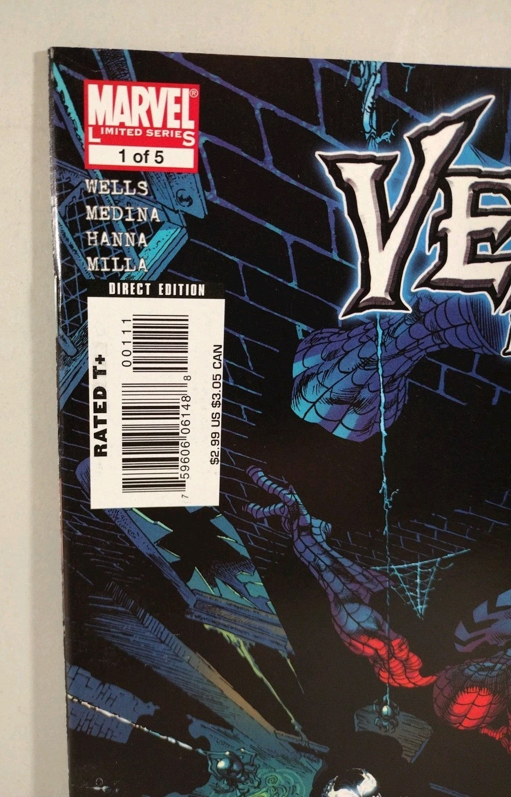 Venom Dark Origin (2008) Marvel Comic Lot #1 2 3 5 Zeb Wells Angel Medina VF