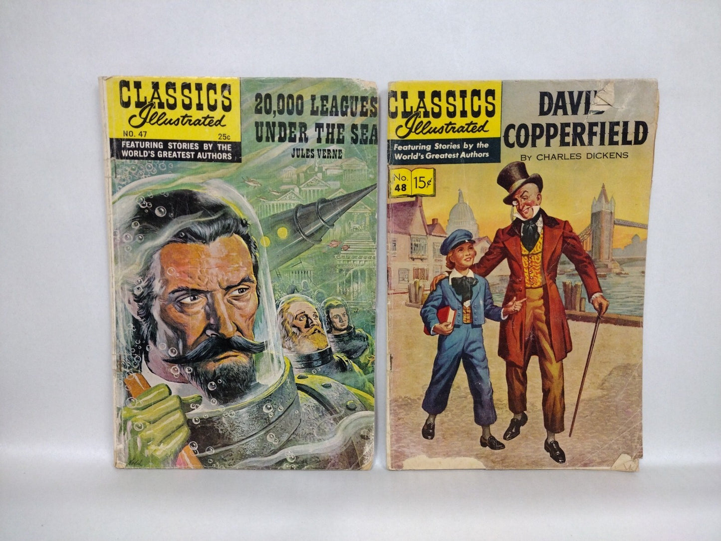 Lot Of 12 (1962-1964) Classics Illustrated Reader Comics Frankenstein 20k League