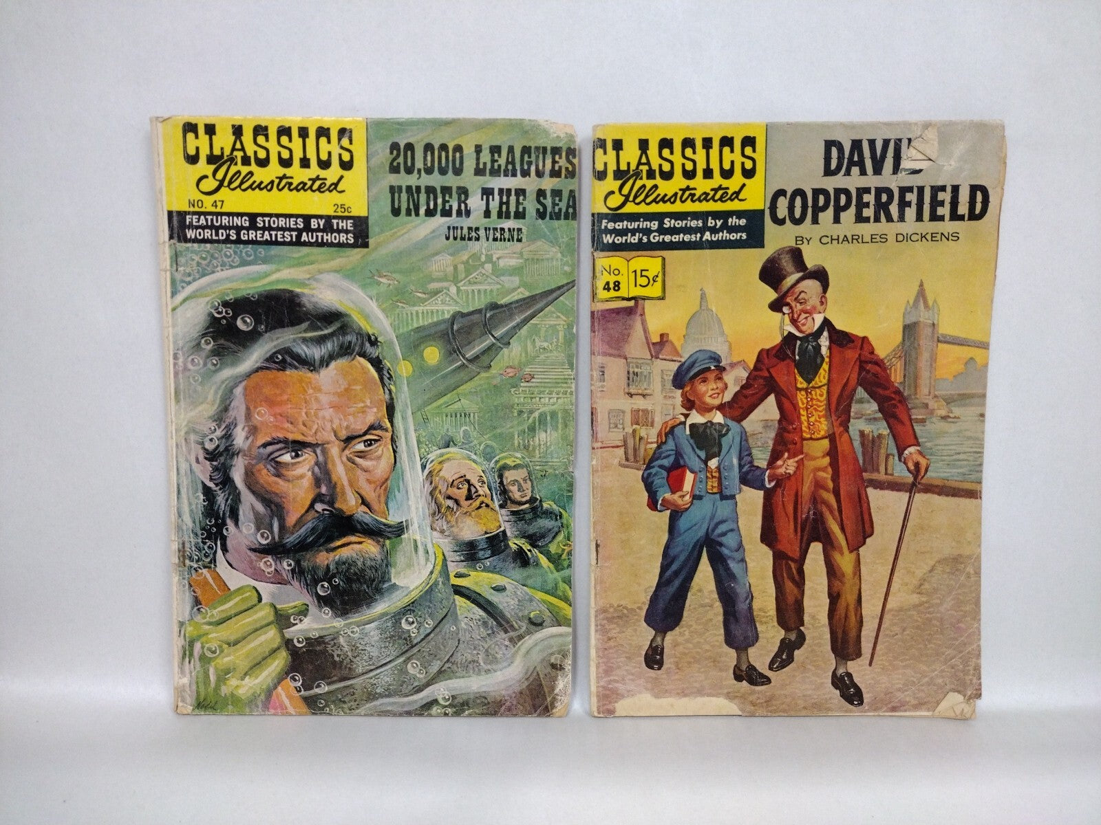 Lot Of 12 (1962-1964) Classics Illustrated Reader Comics Frankenstein 20k League