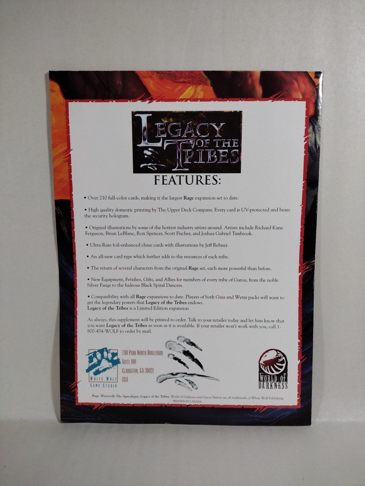 Scrye Magazine #16 (1996) X-Files Cover Complete W Inserts + Poster