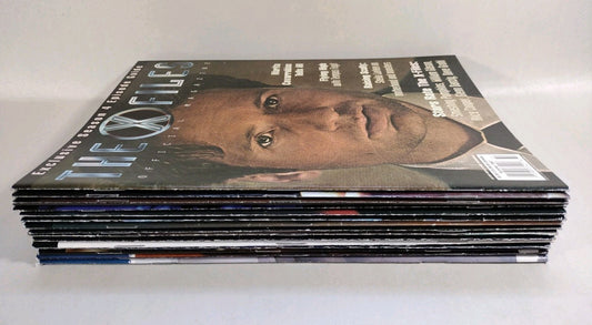 X-Files (1997) Official Magazine LOT of 15 David Duchovny Gillian Anderson