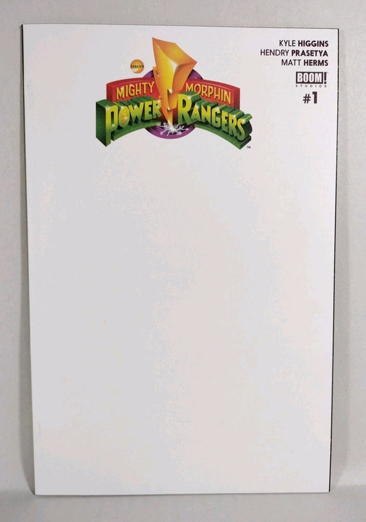 Mighty Morphin Power Rangers #1 (2016) Boom Blank Cover Variant Comic NM
