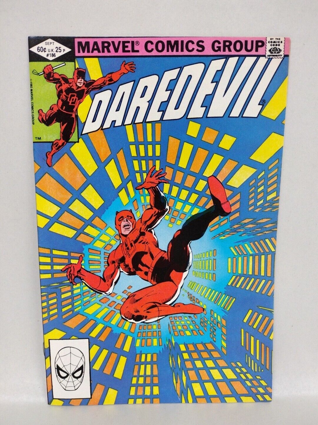 Daredevil (1982) Marvel Comic Lot Set #185 186 187 188 Frank Miller Black Widow