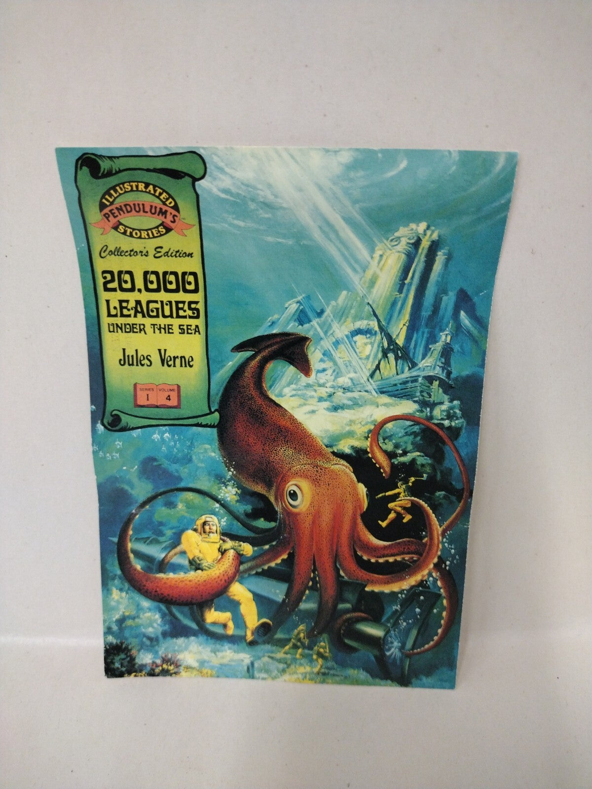 20,000 Leagues Under the Sea (1991) Pendulum Press Cassette W Booklet + Postcard