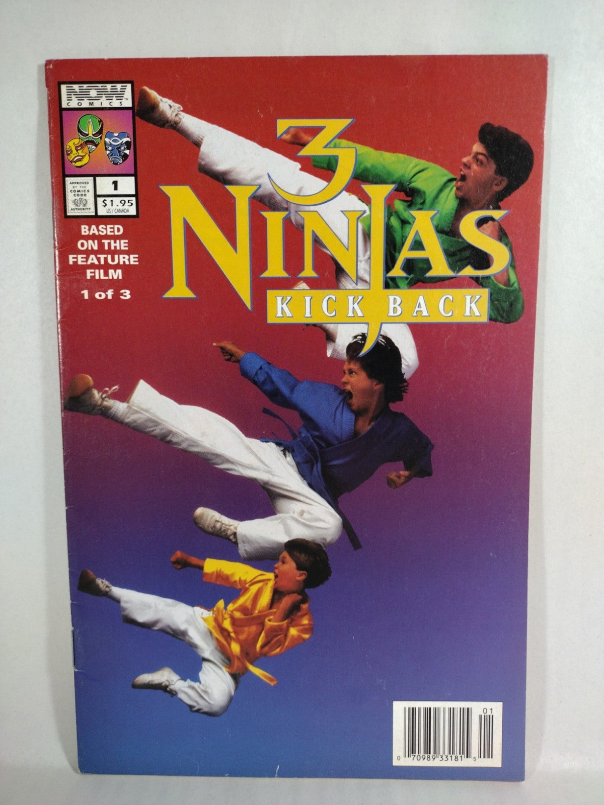 3 Ninjas Kick Back #1 (1994) Now Comic Movie Adaptation GD