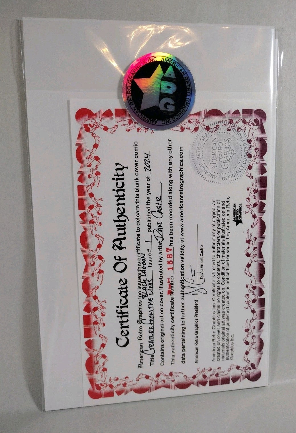 Creature From The Black Lagoon Lives #1 Sketch Cover Var W Original DCastr Art