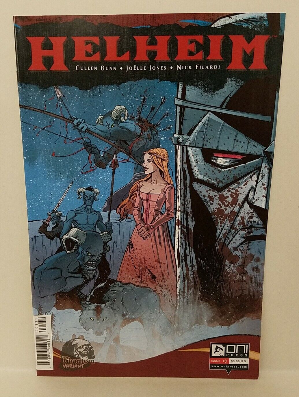 HELHEIM #2-5 EXCLUSIVE (2013) PHANTOM VARIANT CONNECTING COVER SET ONI PRESS