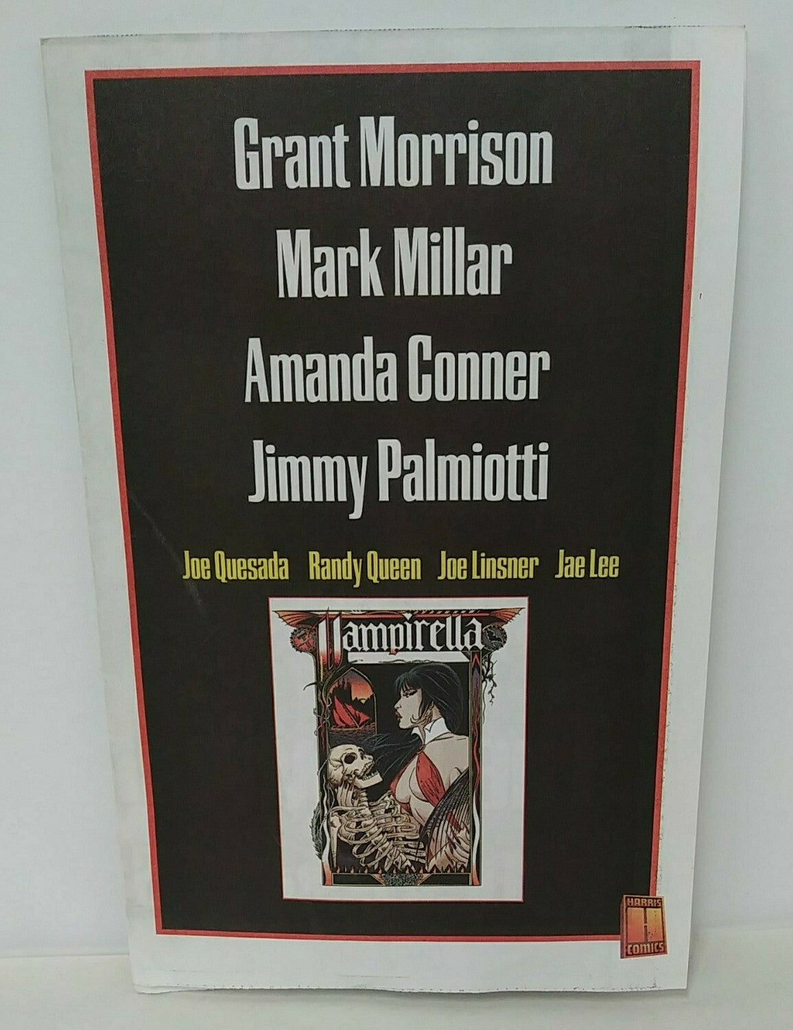 Harris Comics (1997) Newsprint Preview W Jae Lee Vampirella Poster Center HTF