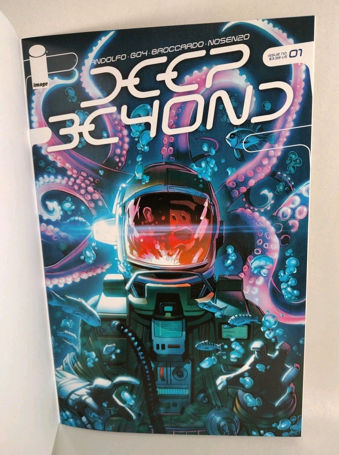 Deep Beyond #1 (2021) Image Comic Blank Sketch Variant Cover Comic