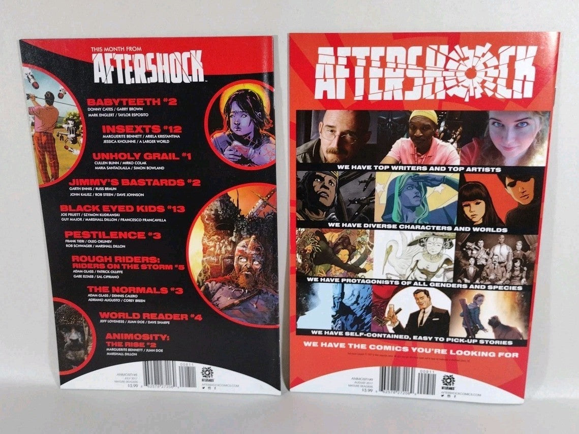 Animosity (2016) Aftershock Comic Lot #2-10 Rise #1-3 Evolution