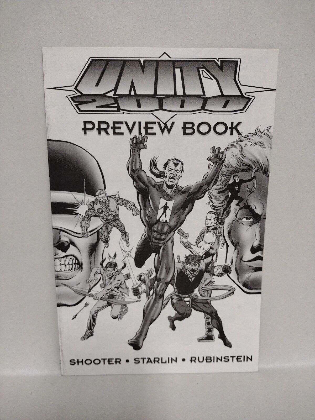 Unity 2000 (1999) Acclaim Valiant Comic Lot Set #1 Cover A #2 +Preview Book