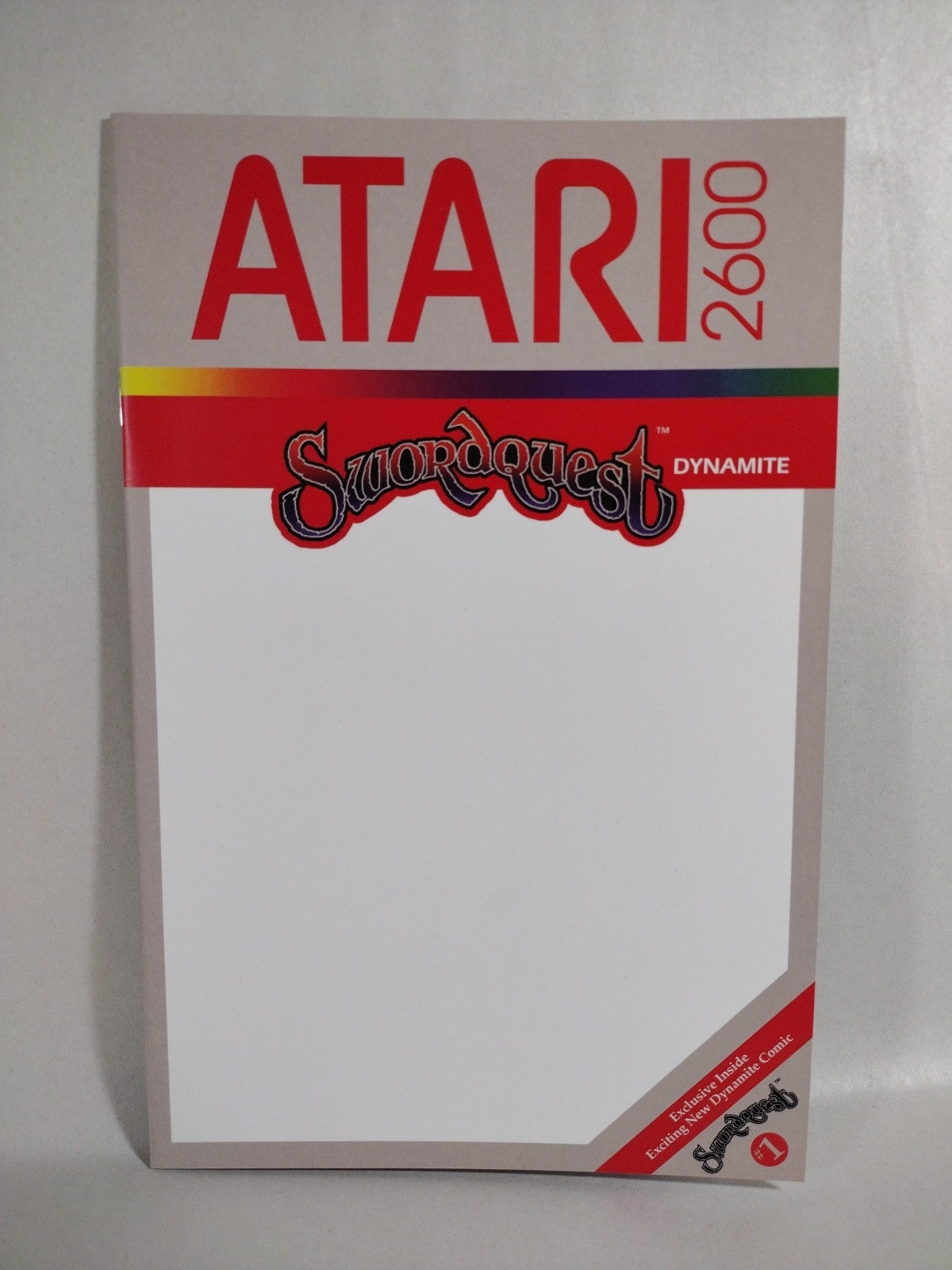 Sword Quest #1 (2017) Atari 2600 Dynamite Blank Sketch Cover Variant Comic NM