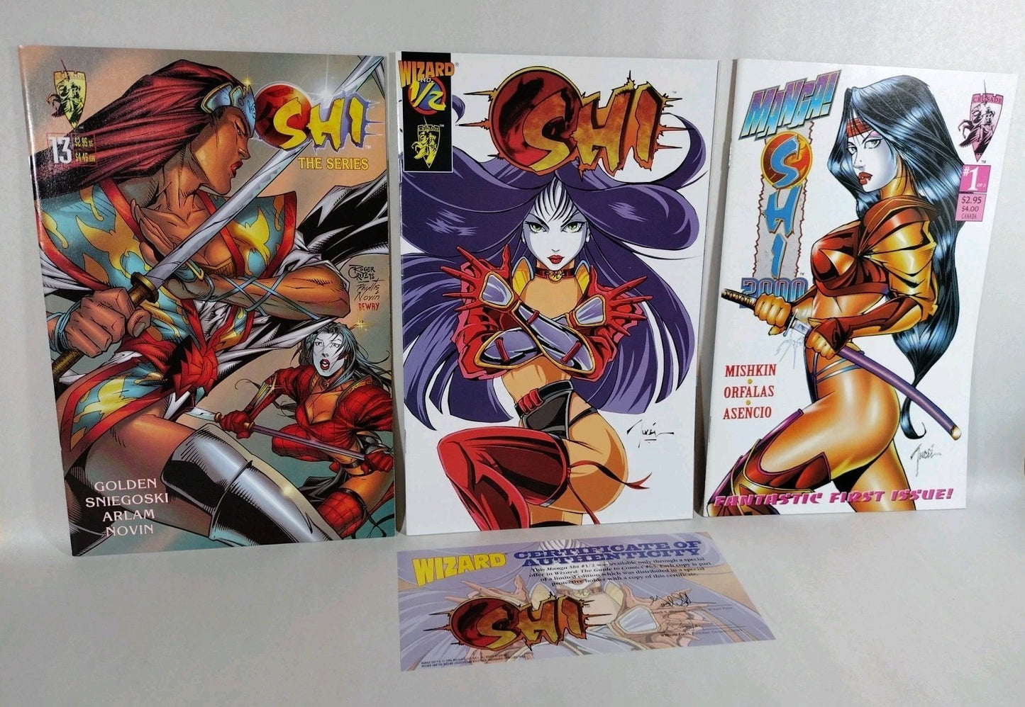 Shi (1997) The Series 1-13 Manga 2000 1-3 1/2 Heaven & Earth 1-4 Grifter 1-2