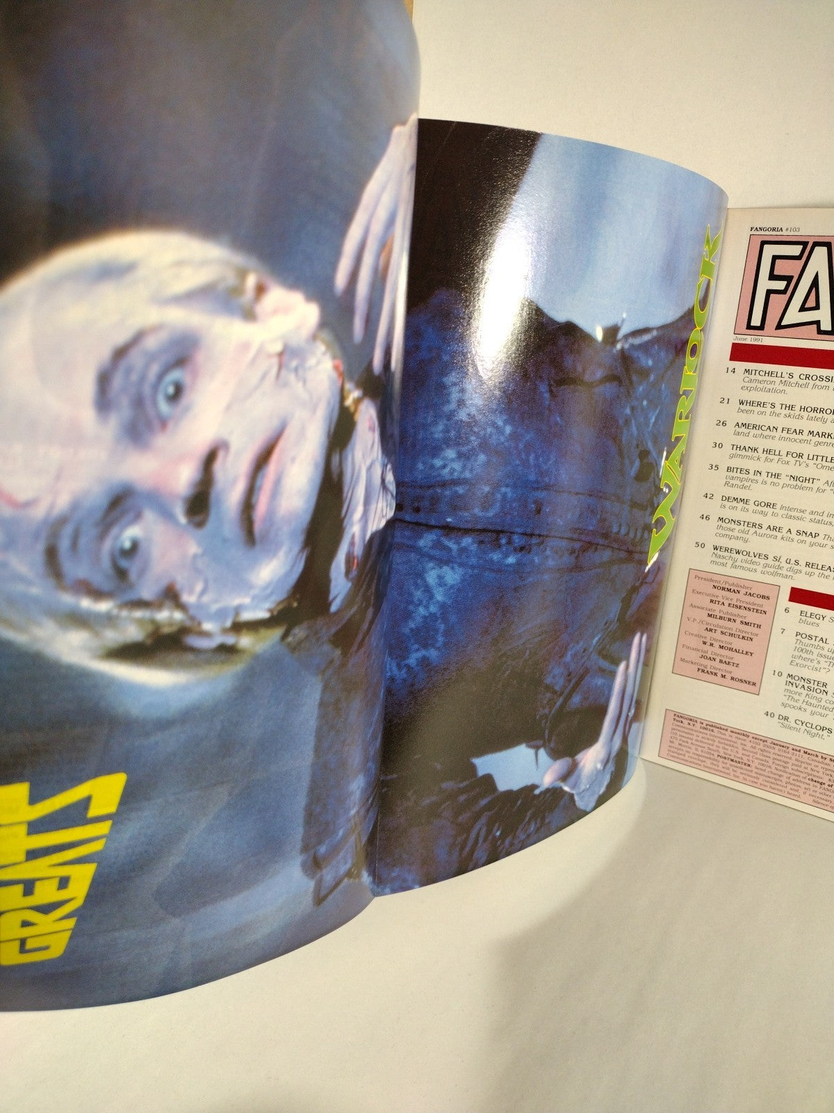 FANGORIA Magazine #103 (1991) Omen IV American Psycho Haunted Devil's Daughter 