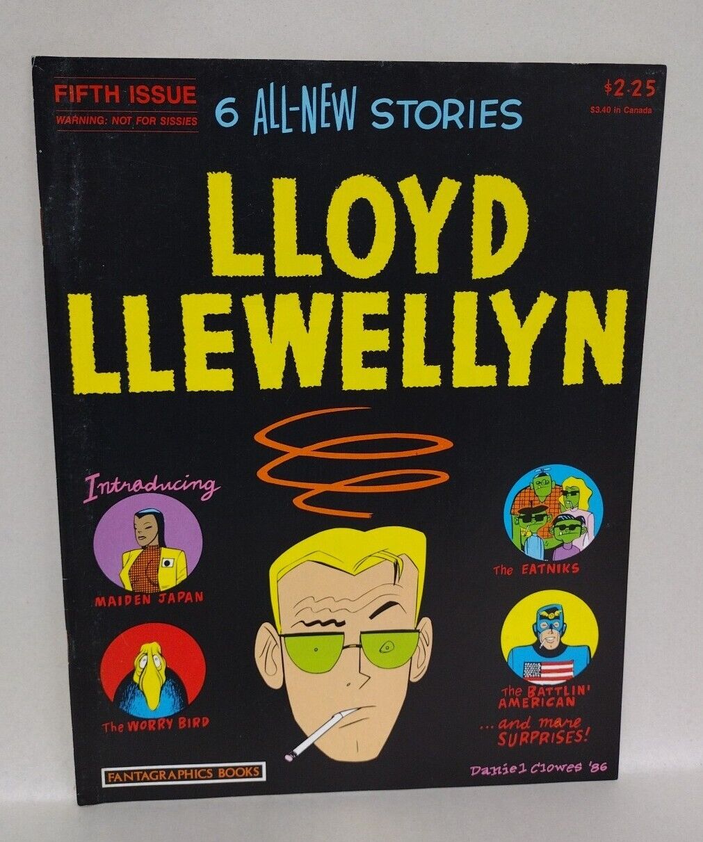 Lloyd Llewellyn (1986) #5 Daniel Clowes Fantagraphics Comic Magazine 1st Print 