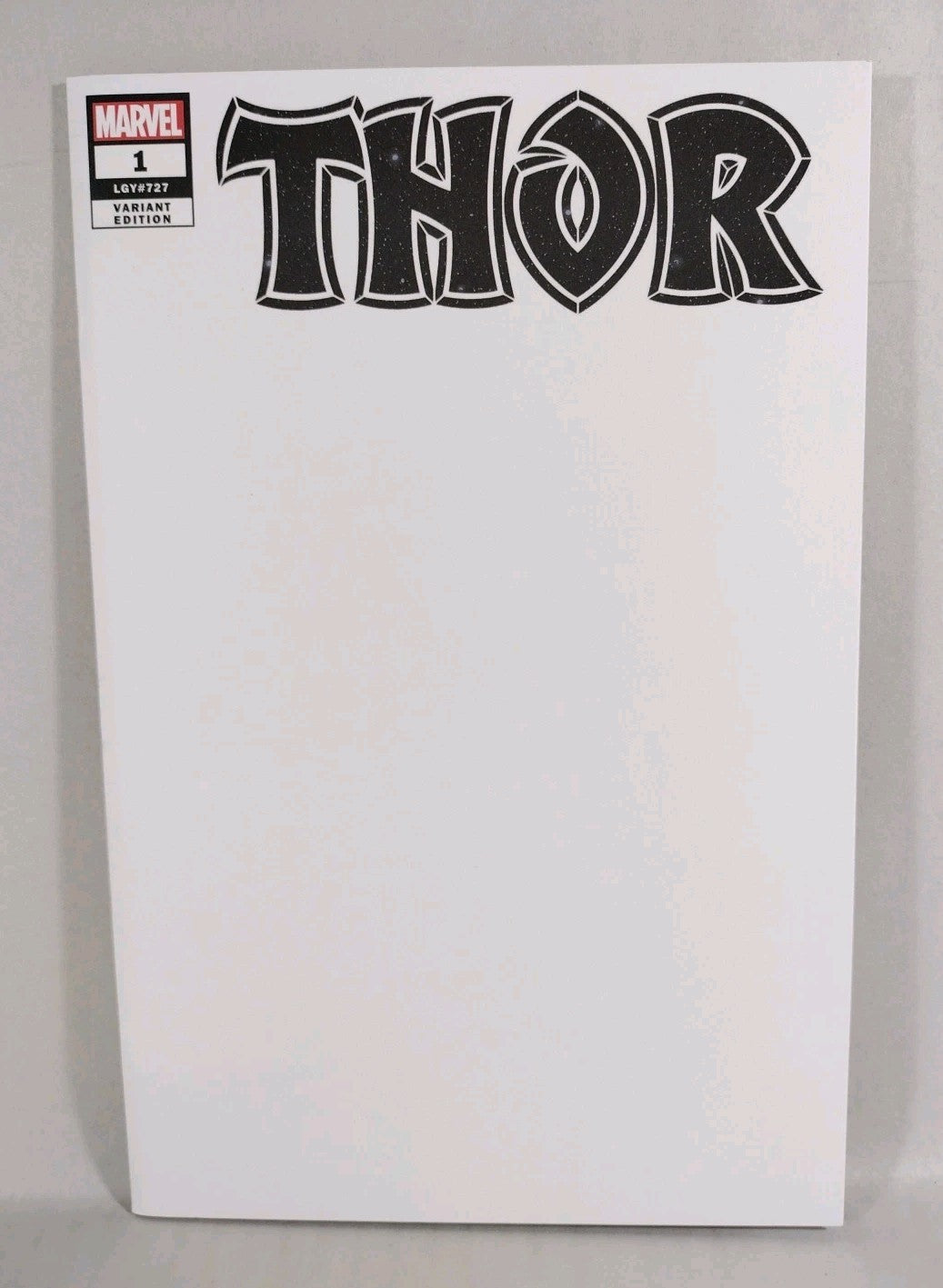 Thor #1 (2020) Marvel LGY 727 Blank Sketch Variant Cover NM