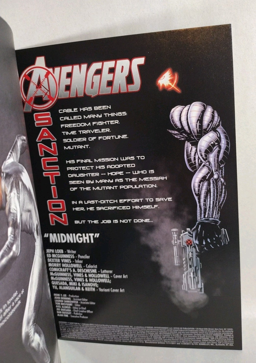 Avengers X-Sanction #1 (2012) Marvel Blank Sketch Variant Cover Comic New NM