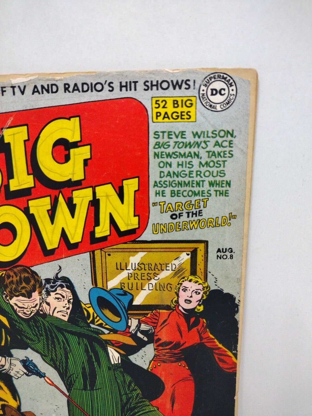 Big Town #8 (1951) DC Comic Golden Age Crime Comic