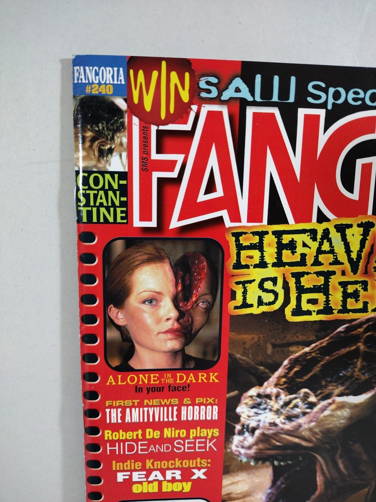 FANGORIA Magazine #240 (2005) Constantine Alone In The Dark Fear X Old Boy NM