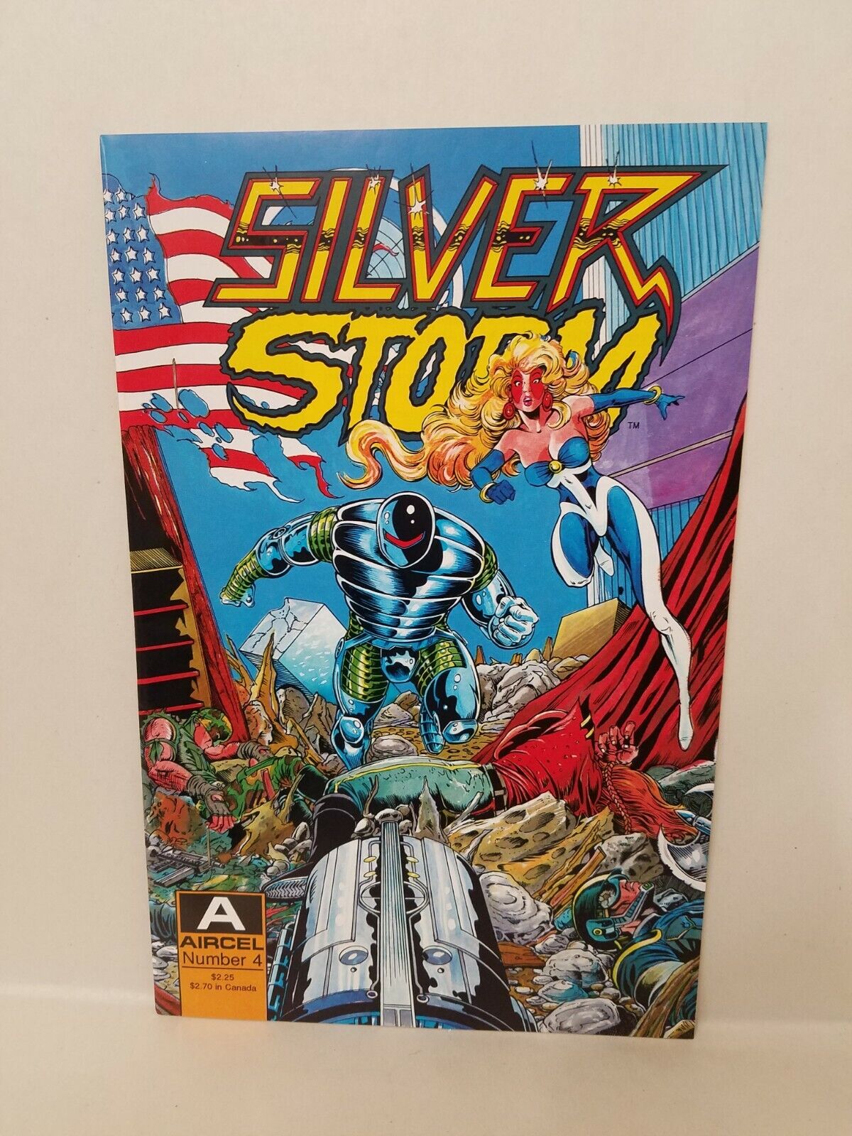 SILVER STORM #1 2 3 4 Complete Limited Series Set (1990) Aircel Comics 