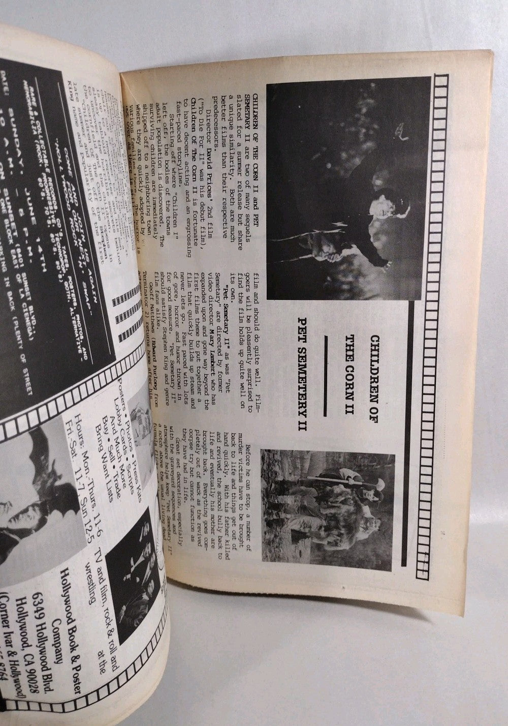 Syn Magazine (1990) Complete Newspaper Run 1 2 3 4 5 6 Horror Movie Comic Run