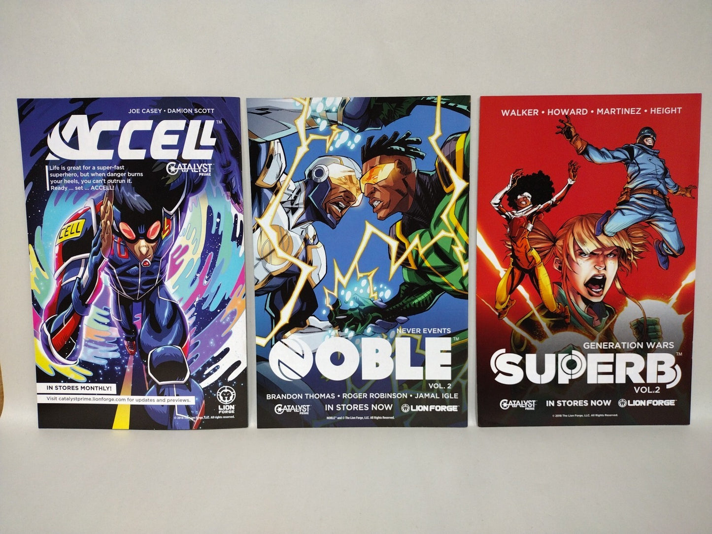 Superb (2017) Catalyst Prime Lion Forge Comic Lot Set #1-5 7-19