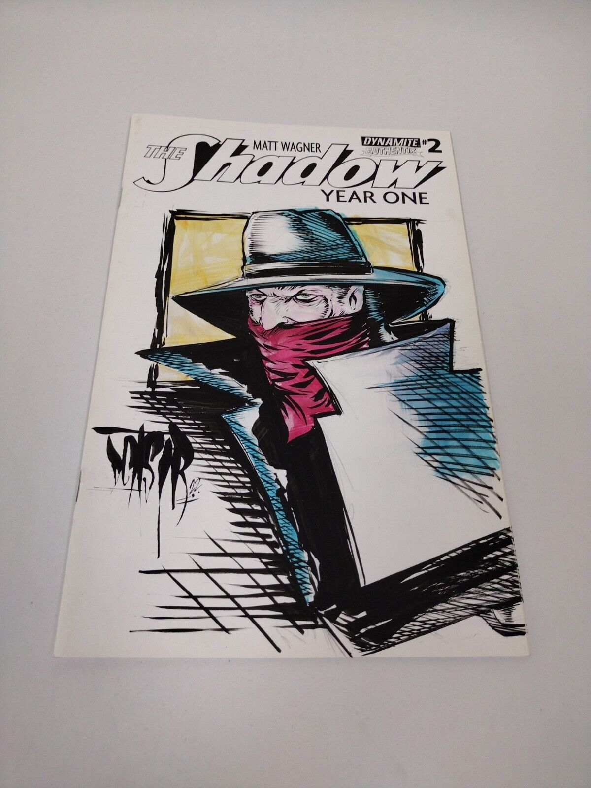 The Shadow Year One #2 Blank Cover Variant W Original The Shadow Art ARG COA