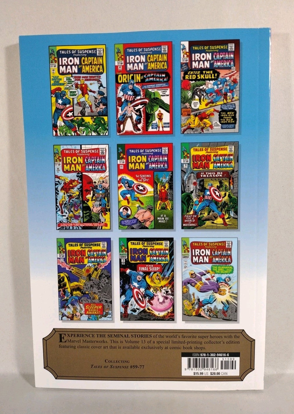 Mighty Marvel Masterworks Captain America Vol 1 (2021) TPB SC Variant Cover New