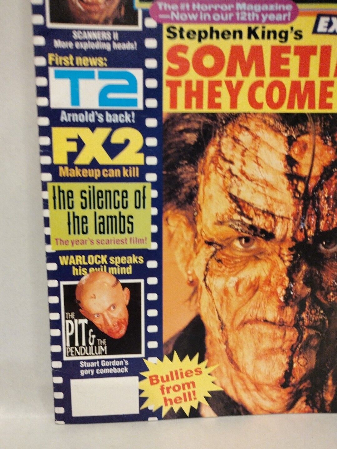 FANGORIA Magazine #101 (1991) Stephen King Sometimes They Come Back FX2 Scanners