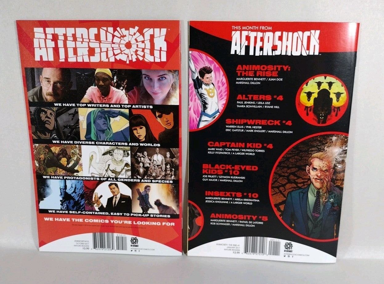 Animosity (2016) Aftershock Comic Lot #2-10 Rise #1-3 Evolution