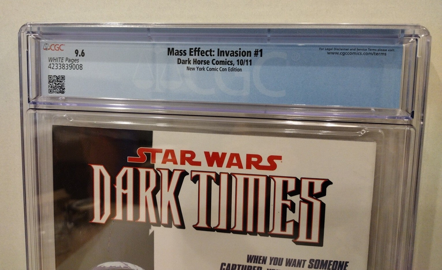 Mass Effect #1 (2011) Dark Horse NYCC Ben Huen Variant Comic LTD 500 CGC 9.6