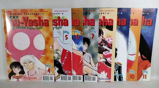 Inu-Yasha (1998) Part 5 Rumiko Takahashi Viz Comic Lot #4 5 6 7 8 9 10 11 VF-NM