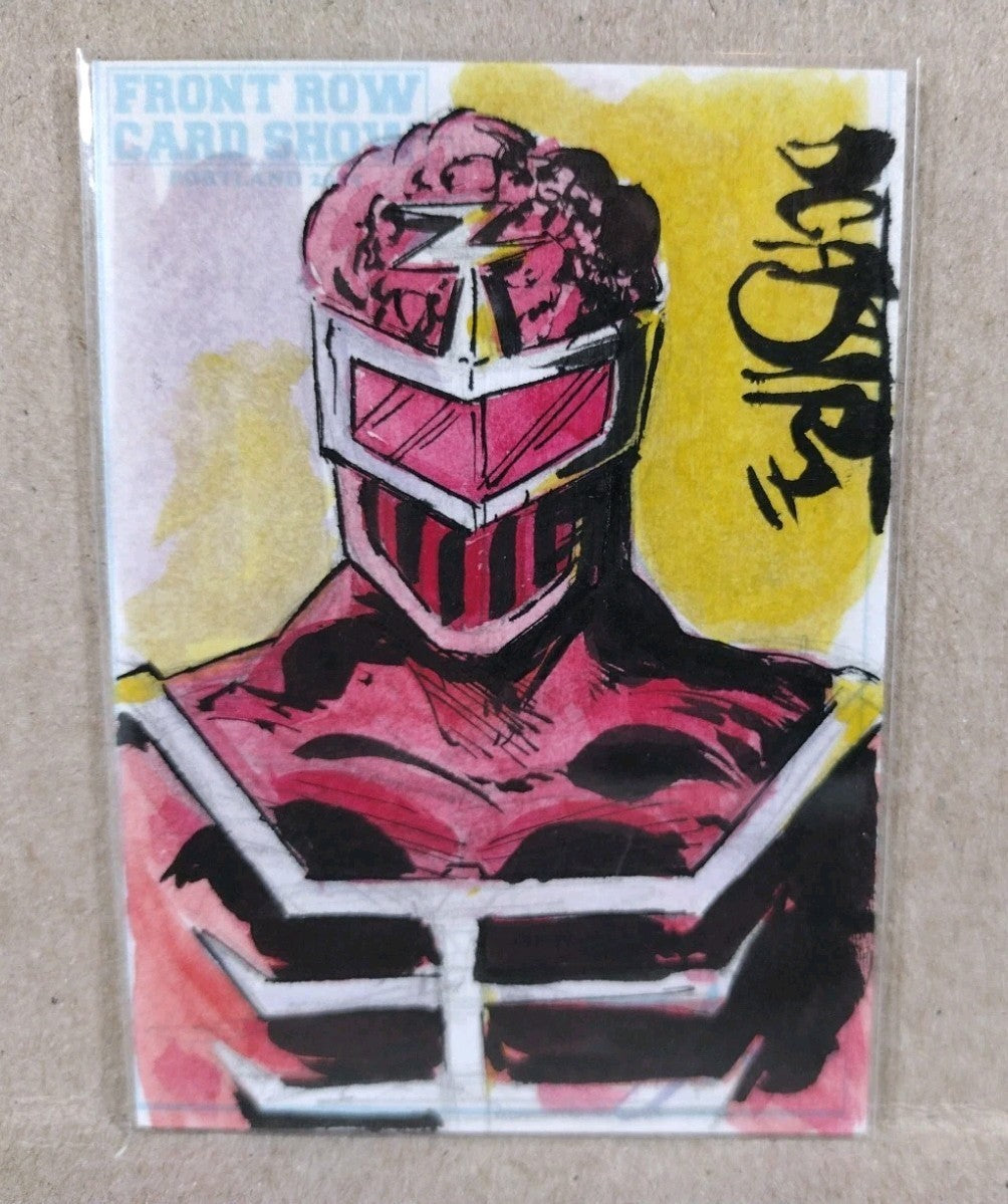 DCastr (2025) Front Row Show Exclusive Sketch Card W Original Lord Zedd Art