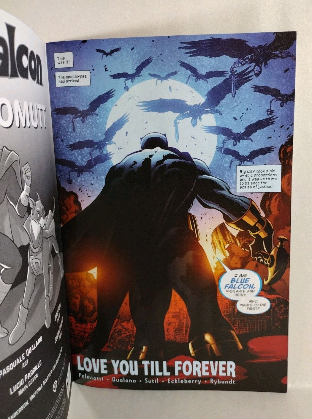 Blue Falcon & Dynomutt #1 (2025) Dynamite Comic Sketch Cover W Original Art