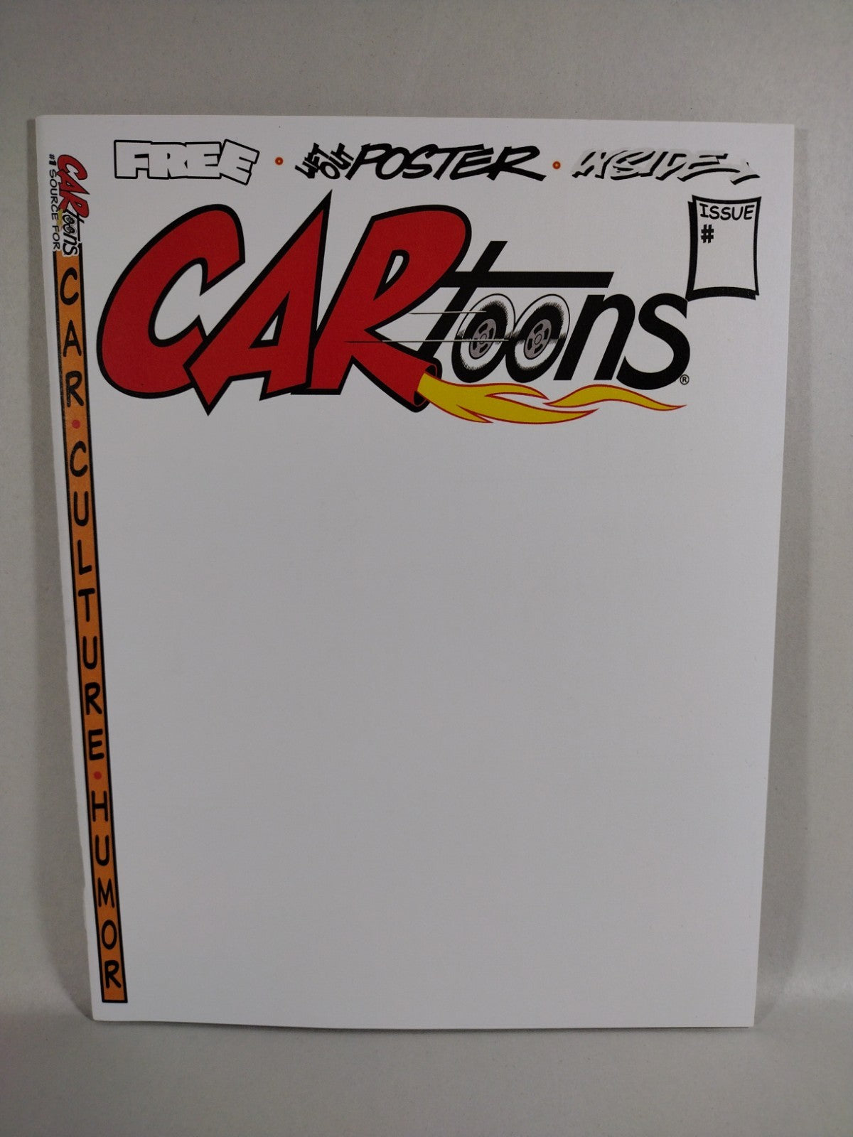 CARTOONS MAGAZINE #25 (2020) PICTURE ESQUE Blank Sketch Variant Cover Comic NM