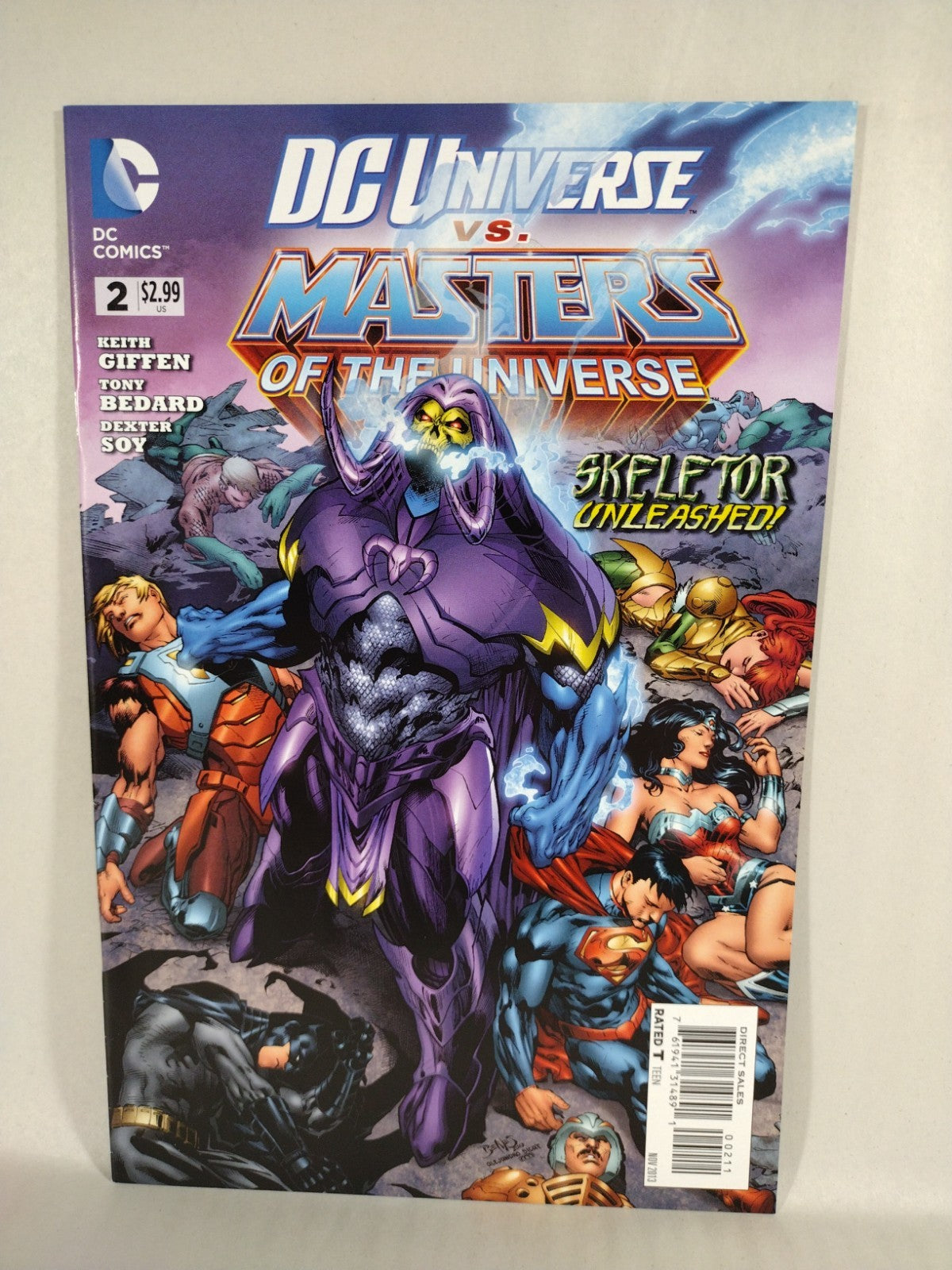 DC Universe Vs Masters Of The Universe (2013) Comic Lot #1 2 4 VG-NM