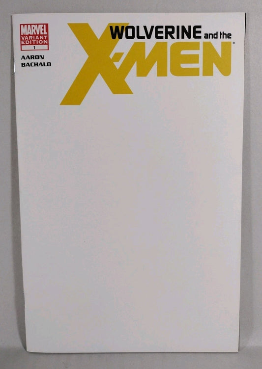 Wolverine And The X-Men #1 (2011) Marvel Comic Blank Sketch Variant Cover NM