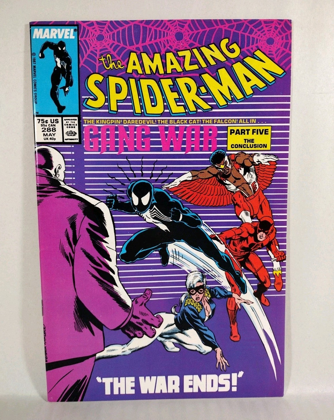 Amazing Spider-Man #288 (1987) Marvel Comic Gang War Story Arc Conclusion VF-NM