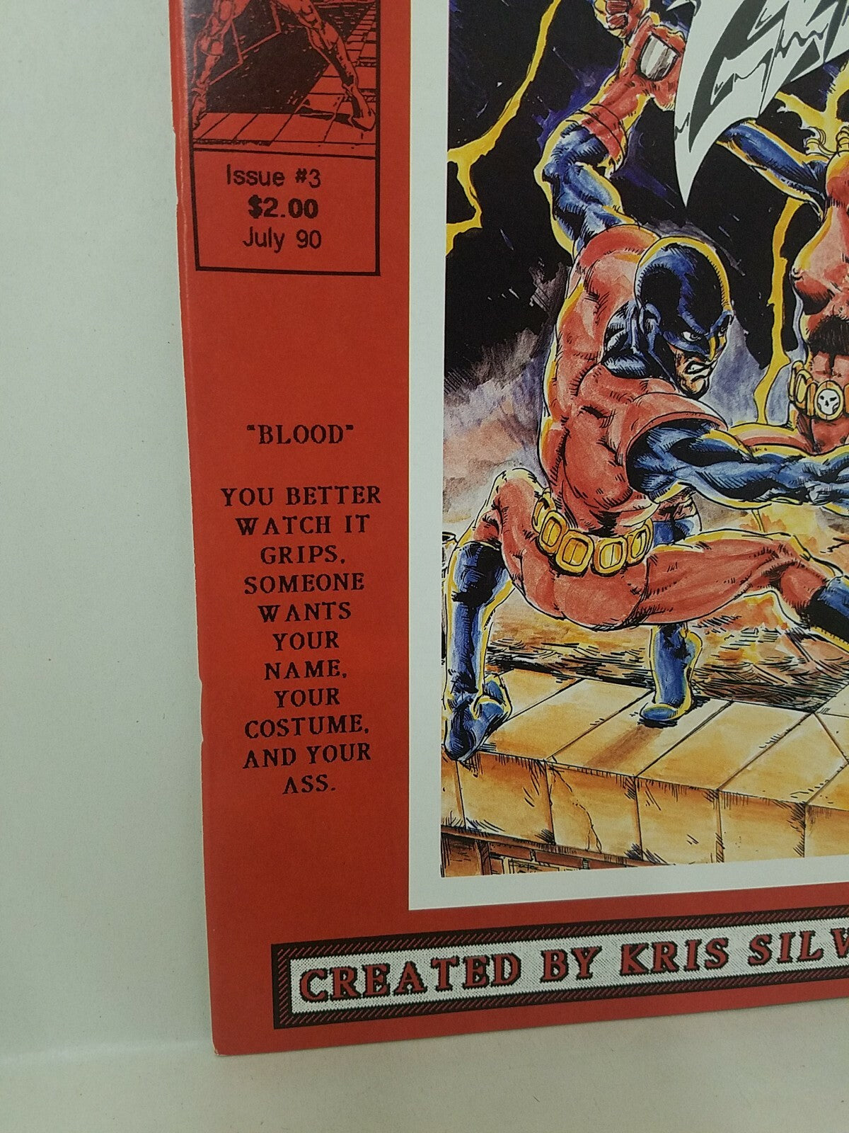 Grips Vol 2 (1989) #3 Greater Mercury Comics 1st Carrie Ann Kames Appearance GMC